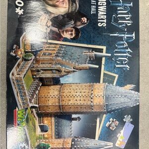 Wrebbit Harry Potter 3D Puzzle - Hogwarts Great Hall OPEN BOX  CIB